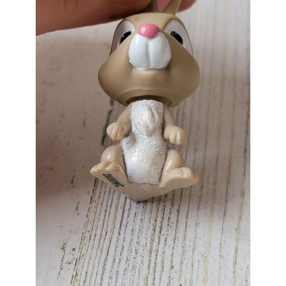 Forest mini bunny rabbit glitter pet toy figure Disney - Picture 3 of 5